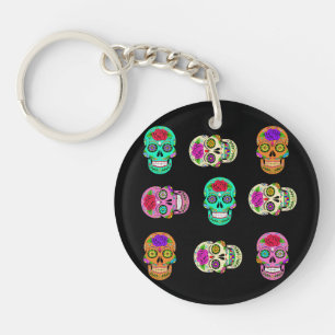 Sugar Skulls  Key Ring
