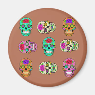 Sugar Skulls  Magnet
