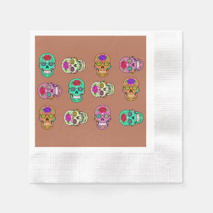 Sugar Skulls Napkin