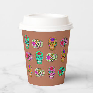 Sugar Skulls Paper Cups