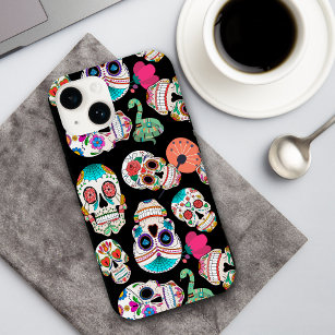 Sugar Skulls Pattern Case-Mate iPhone 14 Case