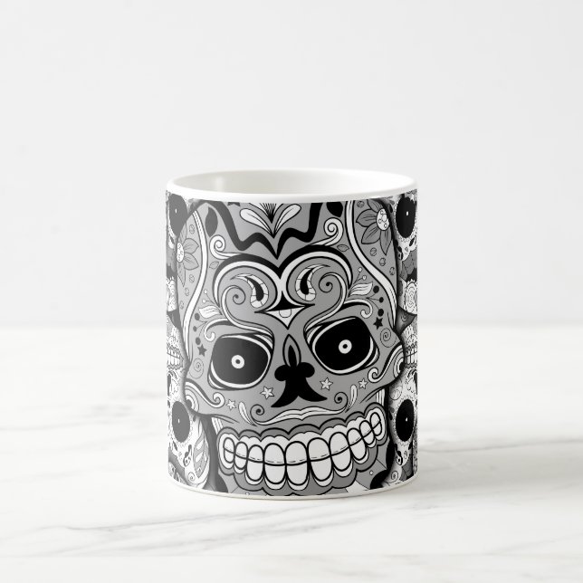 Sugar Skulls Pattern Coffee Mug (Center)
