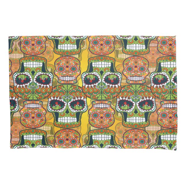 Sugar Skulls Pillowcase (Front)