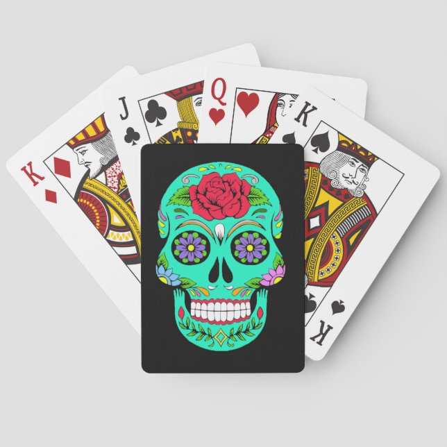 Sugar Skulls Playing Cards (Back)