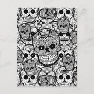 Sugar Skulls Postcard
