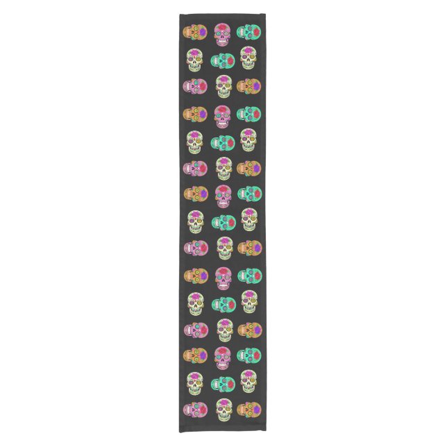 Sugar Skulls Table Runner (Front)