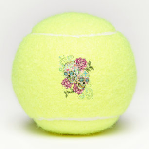 Sugar Skulls Tennis Balls