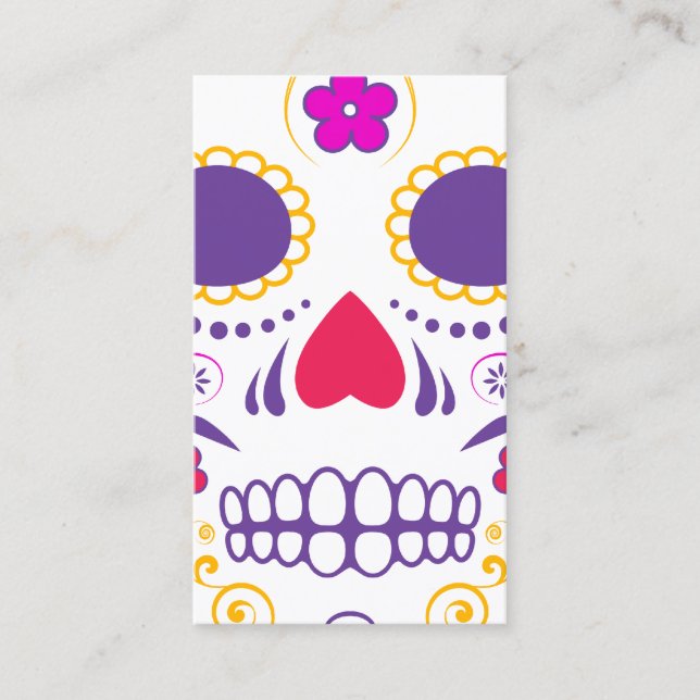 sugar skullz : 1 business card (Front)