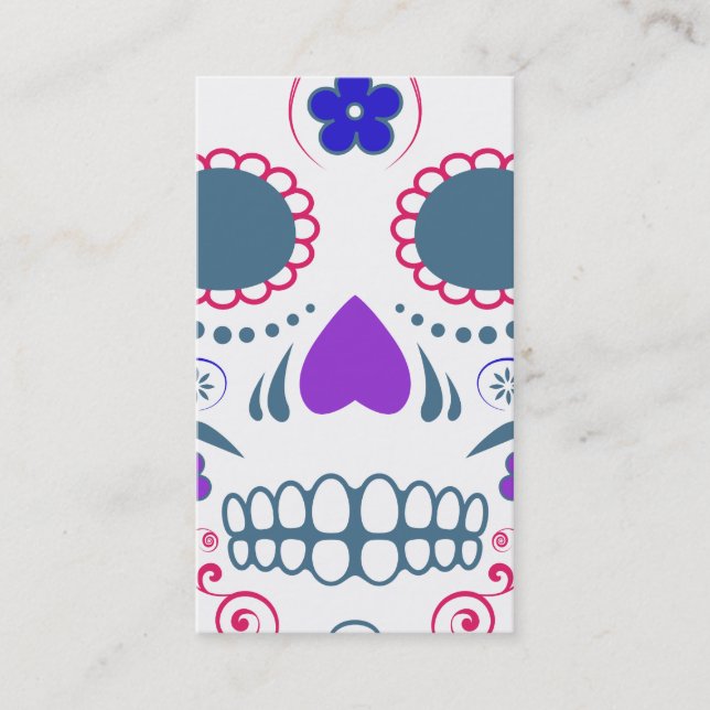 sugar skullz : 1 business card (Front)