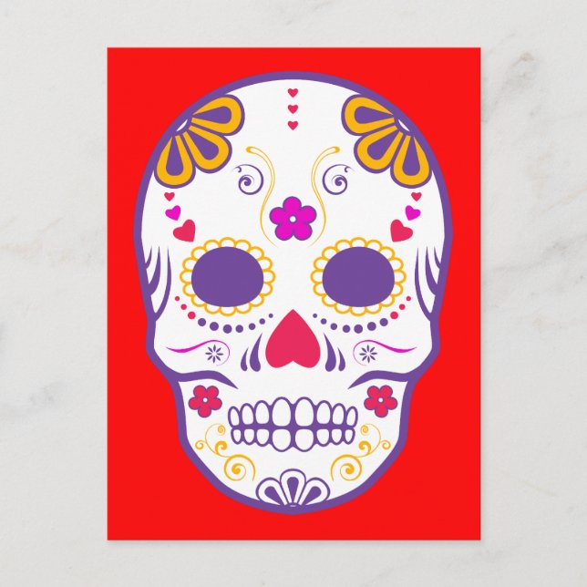 sugar skullz : 1 postcard (Front)