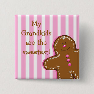 Sugar & Spice Gingerbread Custom Button