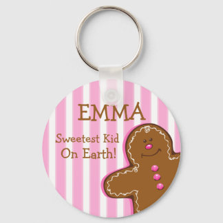 Sugar & Spice Gingerbread Custom Key Chain