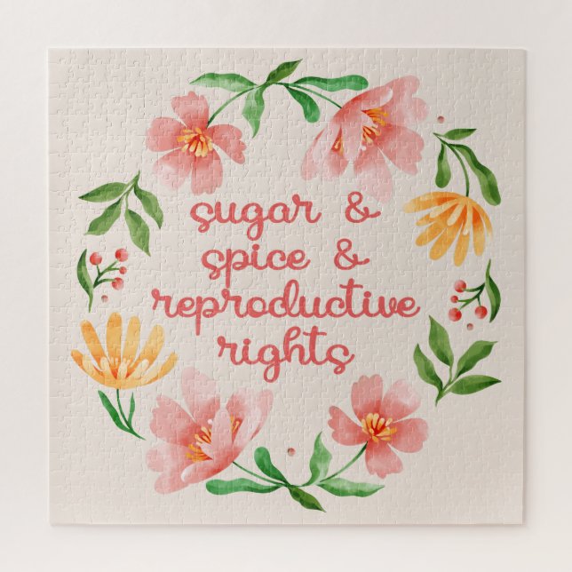 Sugar & Spice & Reproductive Rights III Jigsaw Puzzle (Vertical)