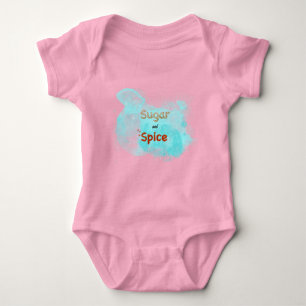 Sugar & Spice sugar cubes paprika chilli powder Baby Bodysuit