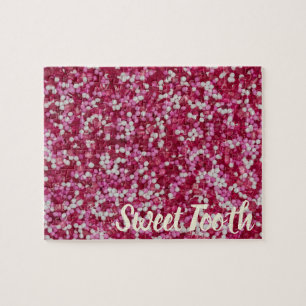 Sugar sprinkles colourful baking crystals gift jigsaw puzzle