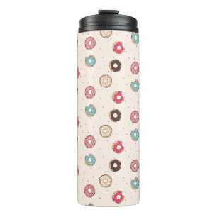 Sugar Sweet Donut Pattern Thermal Tumbler