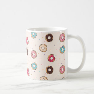 Sugar Sweet Doughnut Pattern Coffee Mug
