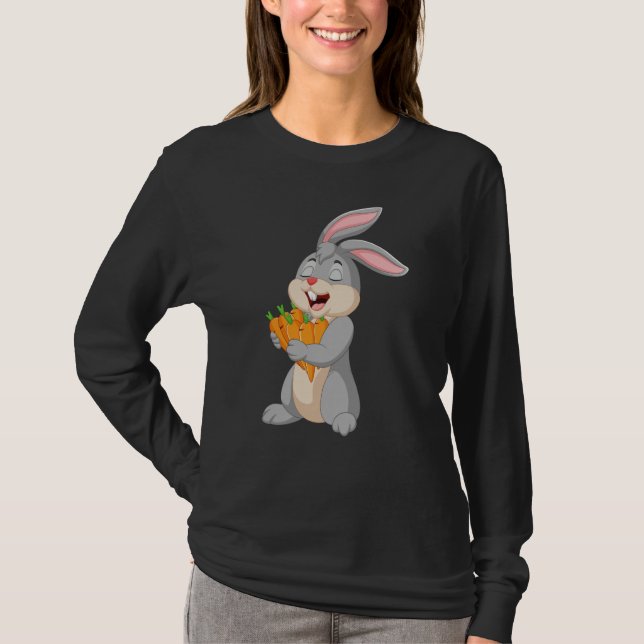Sugar sweet Easter bunny Easter T-Shirt (Front)