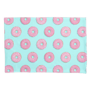 Sugar Sweet Pink Glazed Donuts Pillowcase