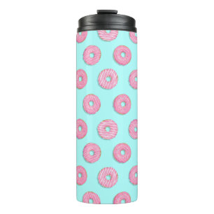 Sugar Sweet Pink Glazed Donuts Thermal Tumbler