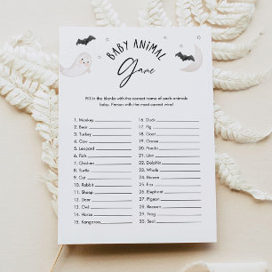 SUGARBOO Baby Animal Minimalist Baby Shower Game Invitation