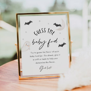 SUGARBOO Guess the Baby Food Game Sign