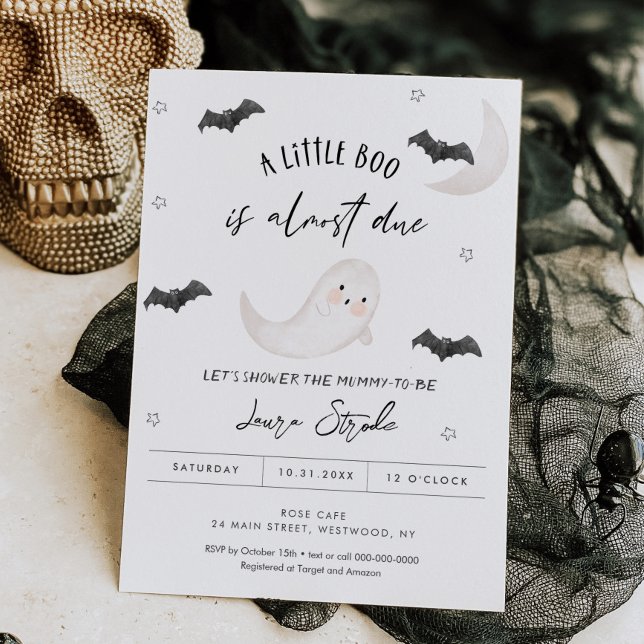 SUGARBOO Halloween Baby Shower Invitation (Creator Uploaded)
