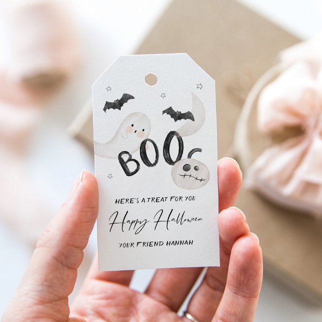 SUGARBOO Halloween Cute Ghost Gift Favour Tag (Creator Uploaded)