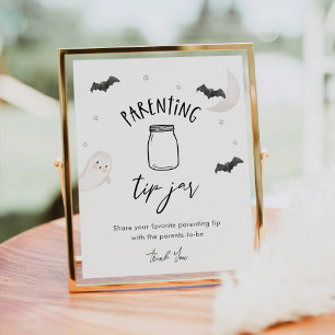 SUGARBOO Halloween Parenting Tip Jar Sign
