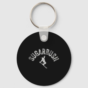 Sugarbush Ski Vintage Vermont Skiing Cool Skier Wi Key Ring