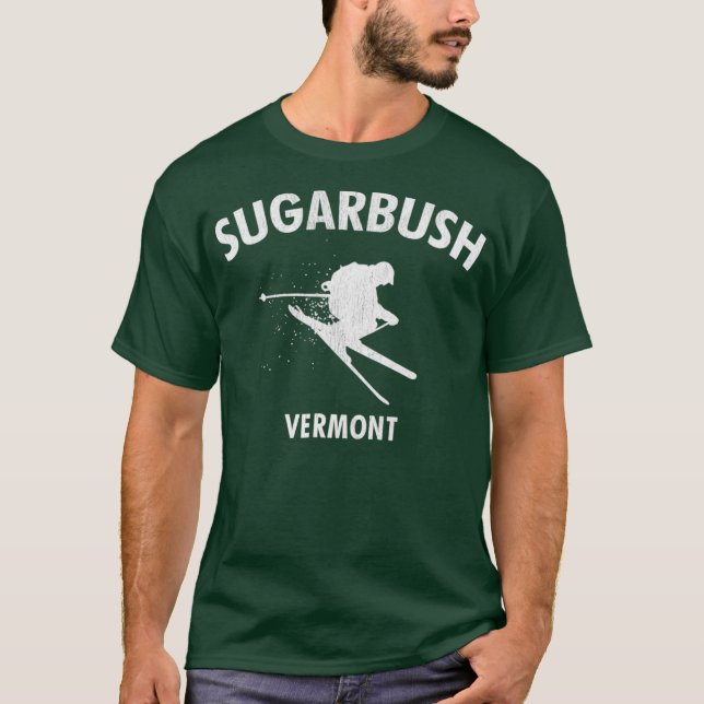 Sugarbush Skiing Tee Vermont Ski (Front)