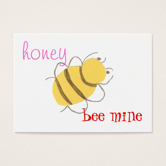 Sugarbuzz valentine bee mini Valentine (Front)