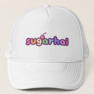 sugarhai logo trucker hat