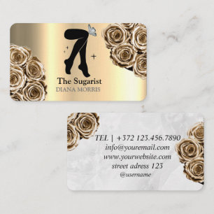 Sugaring Hair Removal Business Card