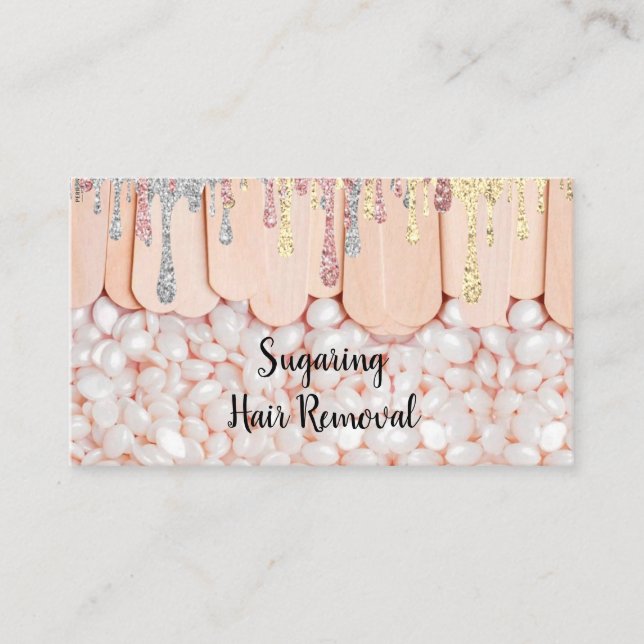 Sugaring Hair removal Business Card (Front)