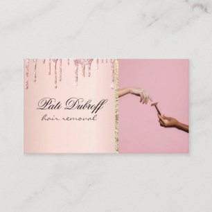 Sugaring Hair Removal Sugaring Beauty Salon Spa Business Card