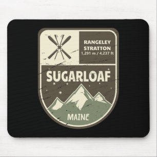 Sugarloaf Maine Skiing Vintage  Mouse Pad