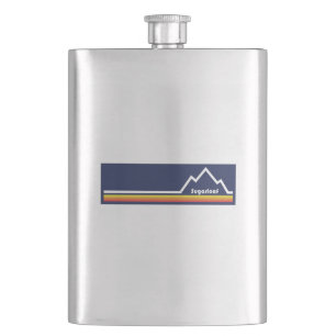Sugarloaf Mountain, Maine Hip Flask