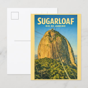 Sugarloaf Mountain Rio de Janeiro Brazil gifts Postcard