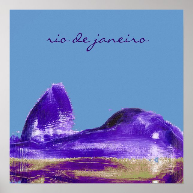 Sugarloaf mountain Rio JR Poster (Front)