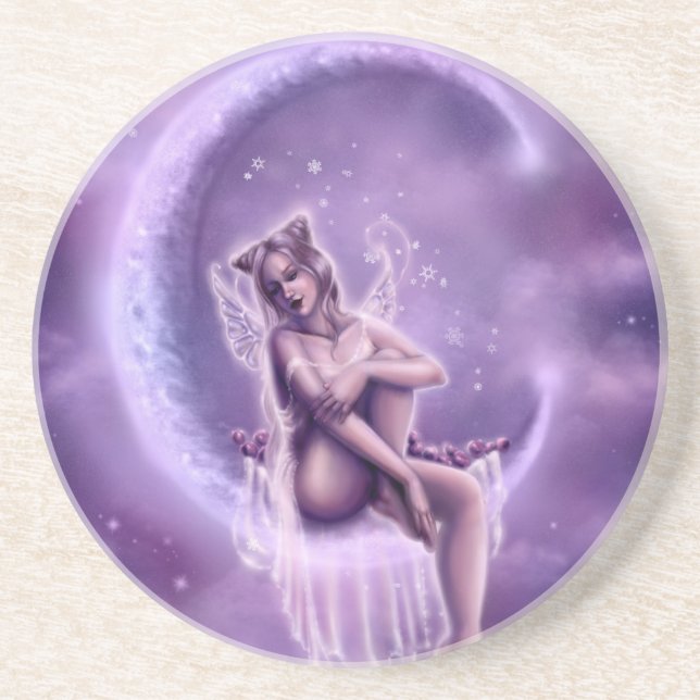 Sugarplum Moon Coaster (Front)
