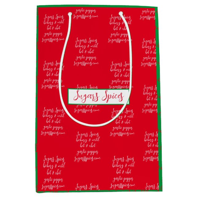 Sugar's Spices  Medium Gift Bag (Front)