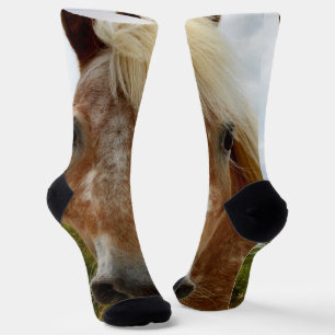 "Sugar's Stride: The Appaloosa's Grace" Socks