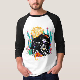 SUGARSKULL NIRVANA chow dog halloween  T-Shirt