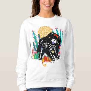 SUGARSKULL NIRVANA chow dog halloween white shirts