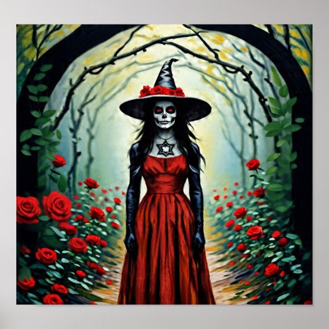 SugarSkullWitch  Poster (Front)