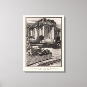 Suggested treatment for street frontages in SF Canvas Print