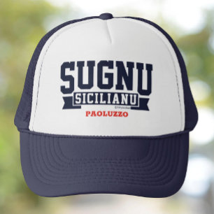 Sugnu Sicilianu Personalised Trucker Hat