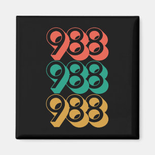 Suicide Awareness - 988 - Suicide Prevention 988 Magnet