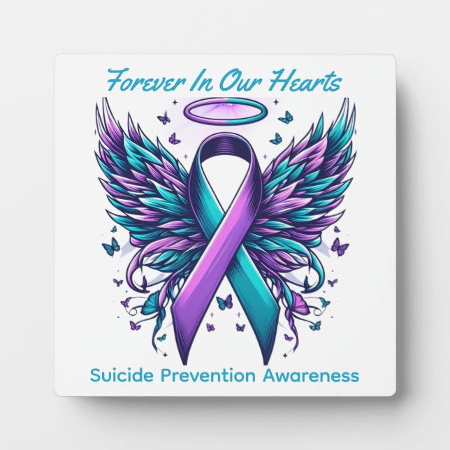 Suicide Awareness Advocate Remembrance Memorial  Plaque (Front)